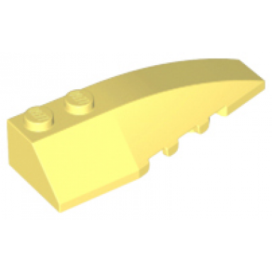bright light yellow wedge 6 x 2 right