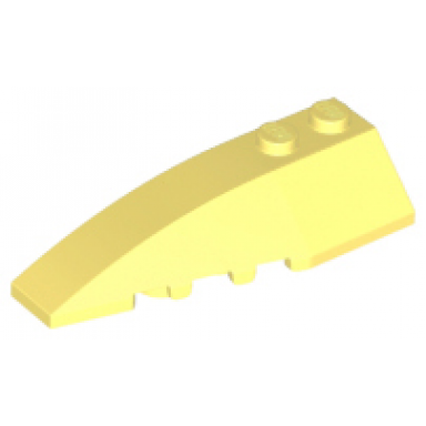 bright light yellow wedge 6 x 2 left
