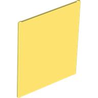 bright light yellow glass for window 1 x 6 x 6 flat front