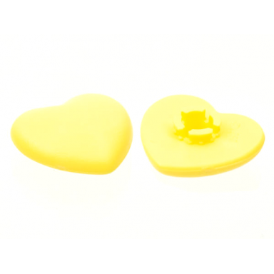 bright light yellow clikits icon heart 2 x 2 large with pin