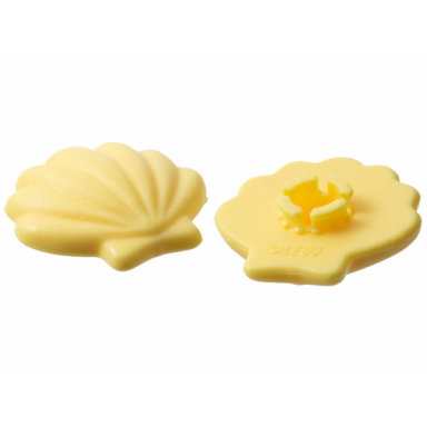 bright light yellow clikits icon shell 2 x 2 with pin