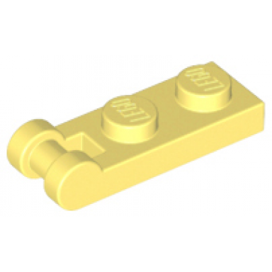 bright light yellow plate modified 1 x 2 with bar handle on end