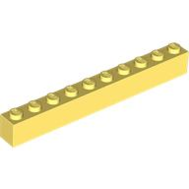 bright light yellow brick 1 x 10