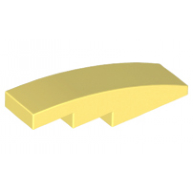 bright light yellow slope curved 4 x 1