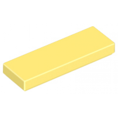 bright light yellow tile 1 x 3