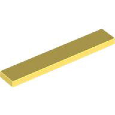 bright light yellow tile 1 x 6