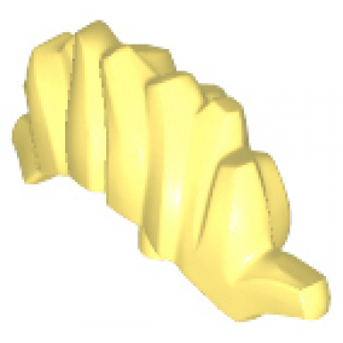 bright light yellow minifigure plume mohawk