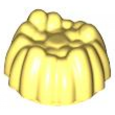 bright light yellow minifigure hair small stud size spiky tuft