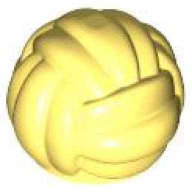 bright light yellow minifigure utensil ball of wool yarn