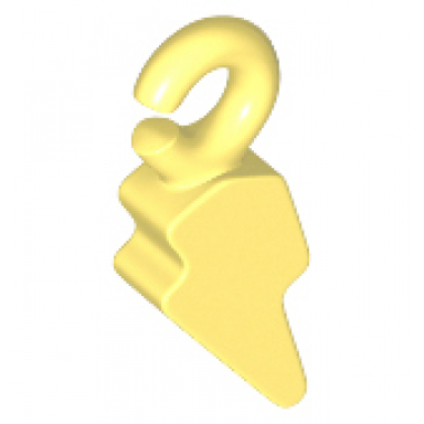 bright light yellow charm lightning bolt