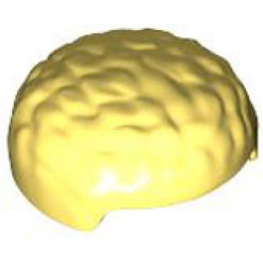 bright light yellow minifigure hair male just on top