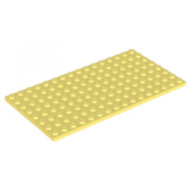 bright light yellow plate 8 x 16