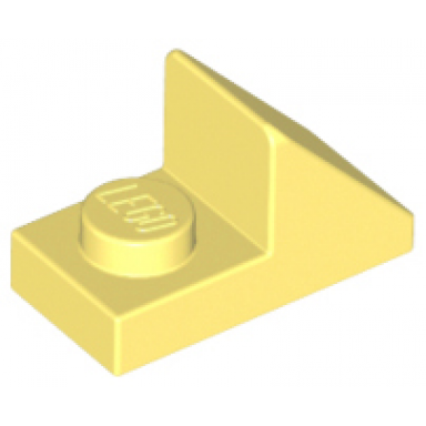 bright light yellow slope 45 2 x 1 with 2 3 cutout