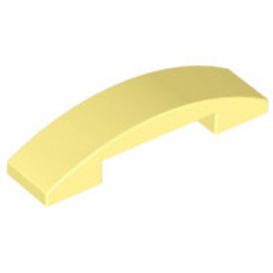 bright light yellow slope curved 4 x 1 x 2 3 double