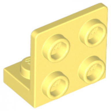 bright light yellow bracket 1 x 2 - 2 x 2 inverted
