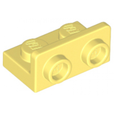 bright light yellow bracket 1 x 2 - 1 x 2 inverted