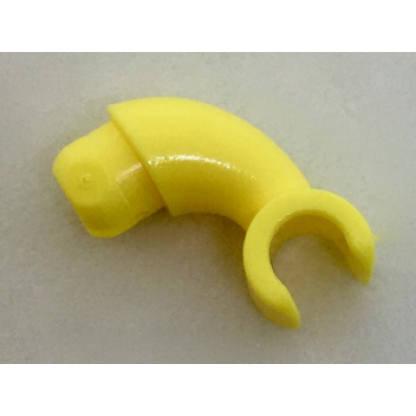 bright light yellow arm short curved with hand