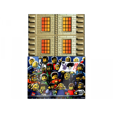 paper cardboard backdrop for set 10075
