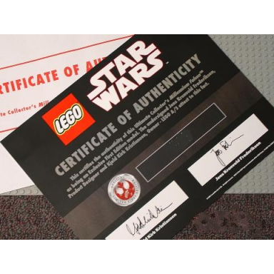 paper certificate of authenticity for set 10179 limited edition