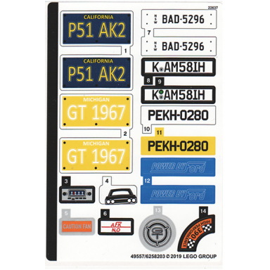 sticker sheet for set 10265 - 49557 6258203