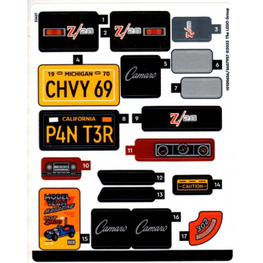 sticker sheet for set 10304 - 10100656 6407957