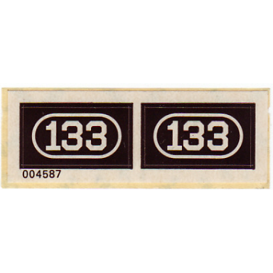 sticker sheet for set 133 - 004587