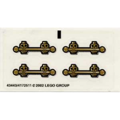 sticker sheet for set 1381 - 43443 4172511