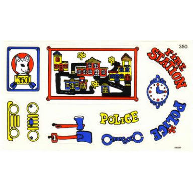 sticker sheet for set 140-1 sheet 1 - 190265
