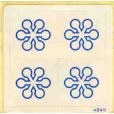 sticker sheet for set 147 - 4845
