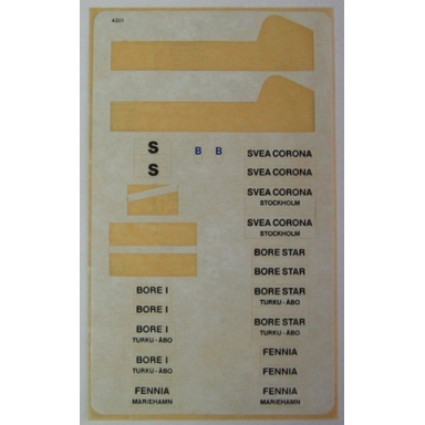 sticker sheet for set 1580-2 - 4301