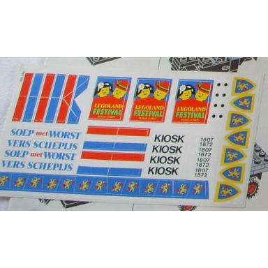 sticker sheet for set 1592-2 - dutch version - 195145