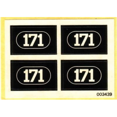 sticker sheet for set 171 - 003439