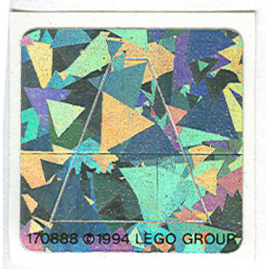 sticker sheet for set 1737 sheet 2 holographic mirrored - 170888