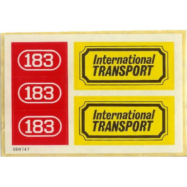 sticker sheet for set 183 - 004747