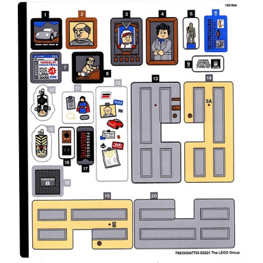 sticker sheet for set 21328 - 78833 6347703