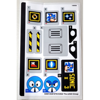 sticker sheet for set 21331 sheet 1 - 93691 6381978
