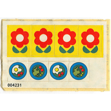 sticker sheet for set 263-1 - 004231