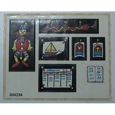 sticker sheet for set 266-1 - 004234