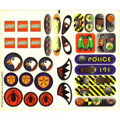sticker sheet for set 2909 - 22989 4141918