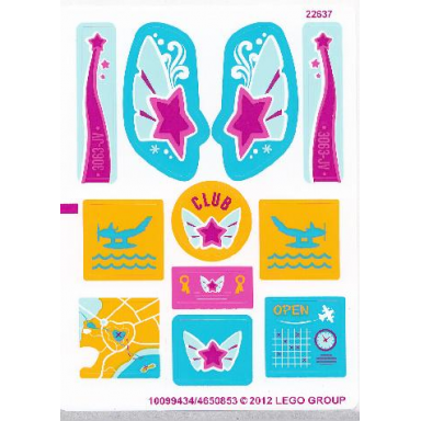 sticker sheet for set 3063 - 10099434 4650853