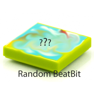 tile 2 x 2 with beatbit album cover - random pattern for inventories purposes only