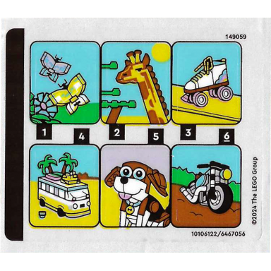 sticker sheet for set 31147 - 10106122 6467056