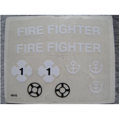 sticker sheet for set 316-1 - 4645