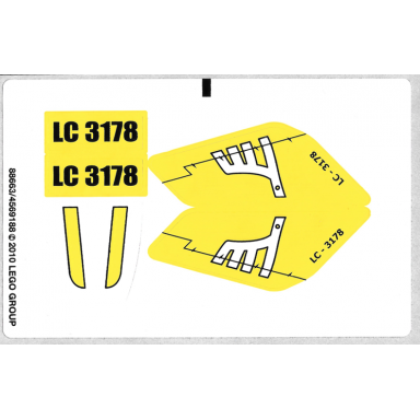 sticker sheet for set 3178 - 88663 4569188