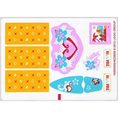 sticker sheet for set 3184 - 10095456 4620856