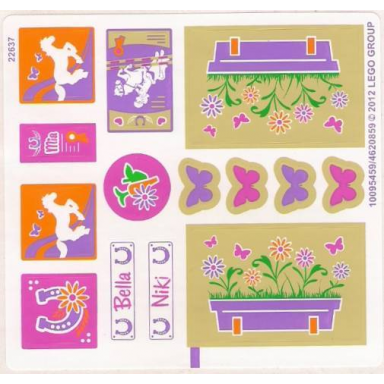 sticker sheet for set 3189 - 10095459 4620859