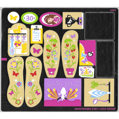sticker sheet for set 3315 mirrored - 95460 4620860