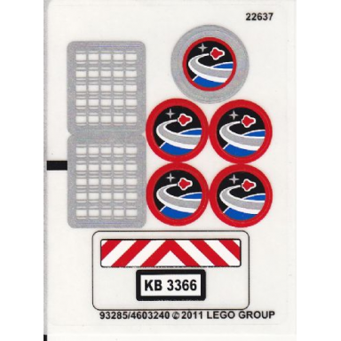 sticker sheet for set 3366 - 93285 4603240