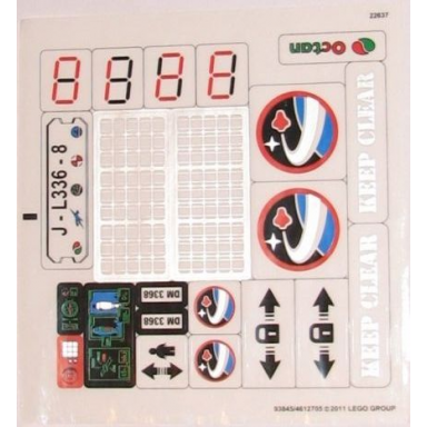 sticker sheet for set 3368 - 93845 461205