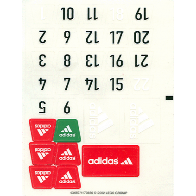 sticker sheet for set 3426 - 43687 4173656